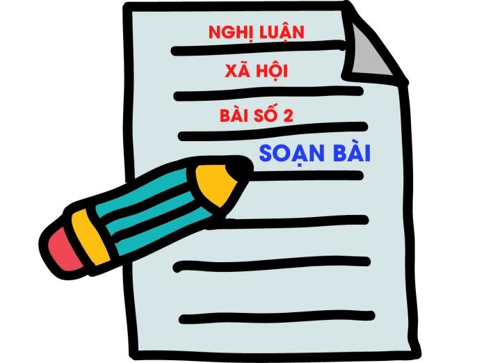 Hướng dẫn viết bài làm văn số 2 Nghị luận xã hội | Ngữ văn 12