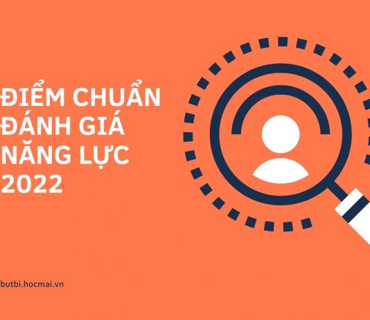 Điểm chuẩn đánh giá năng lực năm 2021