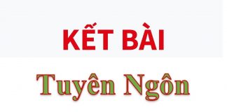 Kết bài Tuyên ngôn độc lập