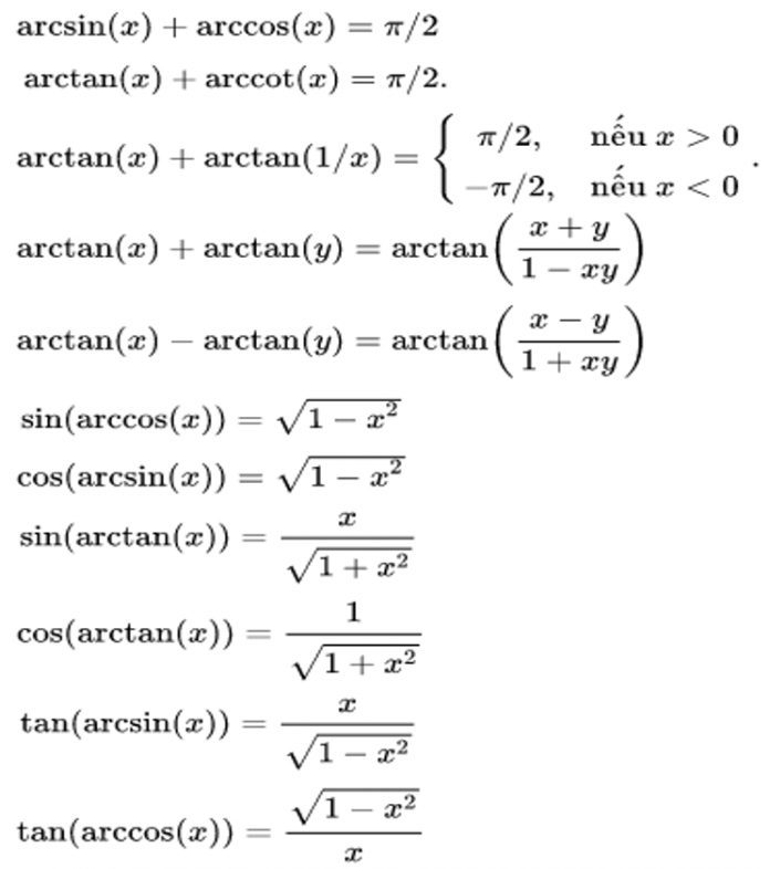 C ng Th c L ng Gi c L p 11 C B n N ng Cao C ng th c l ng gi c l p 11 c b n n ng cao