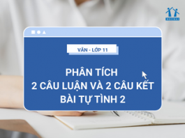 Phân tích 2 câu luận và 2 câu kết bài Tự Tình 2