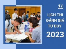 Lịch thi đánh giá tư duy 2023 Đại học Bách Khoa Hà Nội